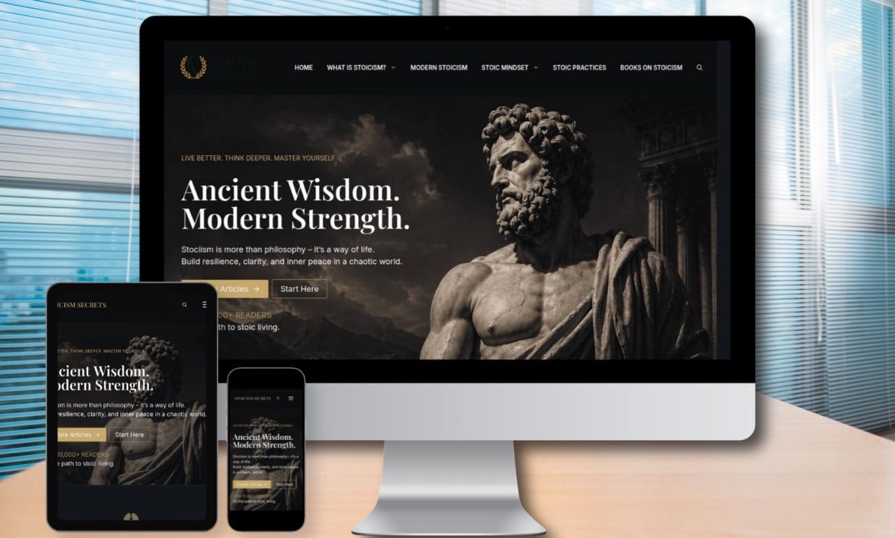 Stoicism Secrets website project