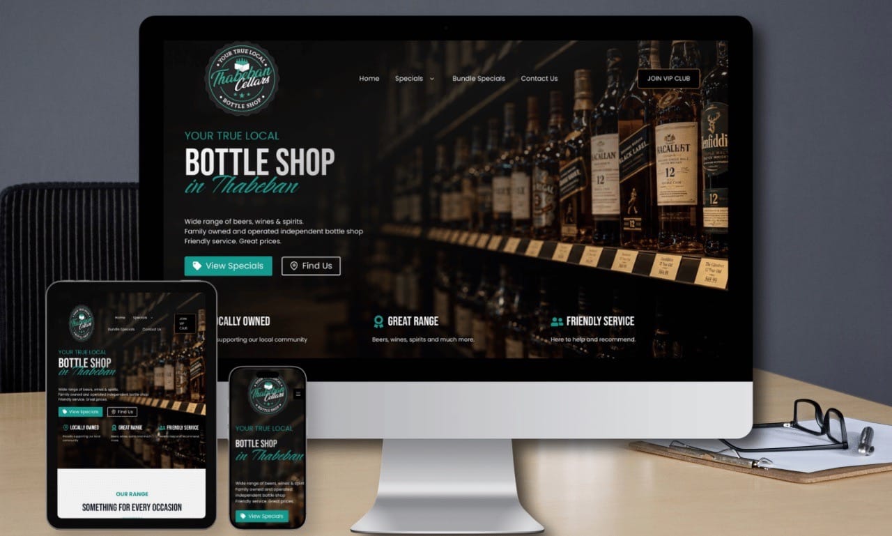 Thabeban Cellars website project